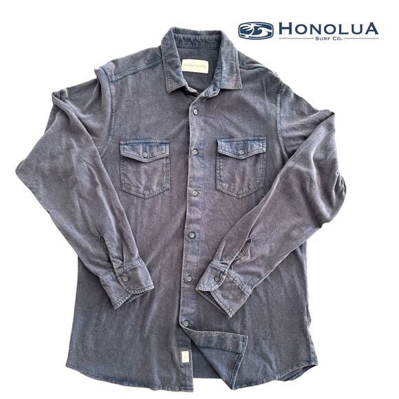 Honolua Surf Co. Other - Honolua Surf Co. Men's XL Washed Dark Tone Shirt Jacket Casual